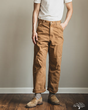 orSlow - Dad's Fit Oxford Painter Pants - Brown – Withered Fig