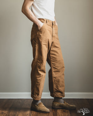 orSlow - Dad's Fit Oxford Painter Pants - Brown – Withered Fig