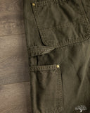 orSlow Dad's Fit Oxford Painter Pants - Coffee Brown Stone