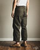 orSlow Dad's Fit Oxford Painter Pants - Coffee Brown Stone