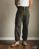 orSlow Dad's Fit Oxford Painter Pants - Coffee Brown Stone