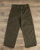 orSlow Dad's Fit Oxford Painter Pants - Coffee Brown Stone