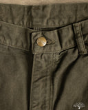 orSlow Dad's Fit Oxford Painter Pants - Coffee Brown Stone
