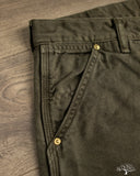 orSlow Dad's Fit Oxford Painter Pants - Coffee Brown Stone