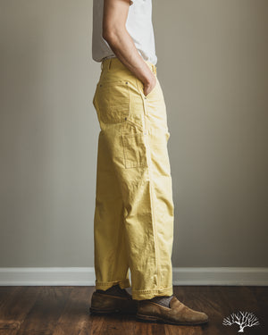 orSlow - Dad's Fit Oxford Painter Pants - Egg – Withered Fig
