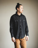 orSlow Denim Western Shirt - Black Denim