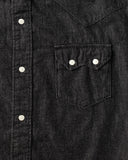orSlow Denim Western Shirt - Black Denim