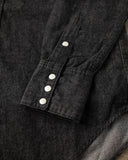 orSlow Denim Western Shirt - Black Denim