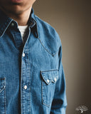 Denim Western Shirt - Denim Used
