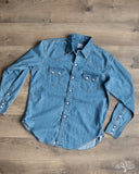 Denim Western Shirt - Denim Used