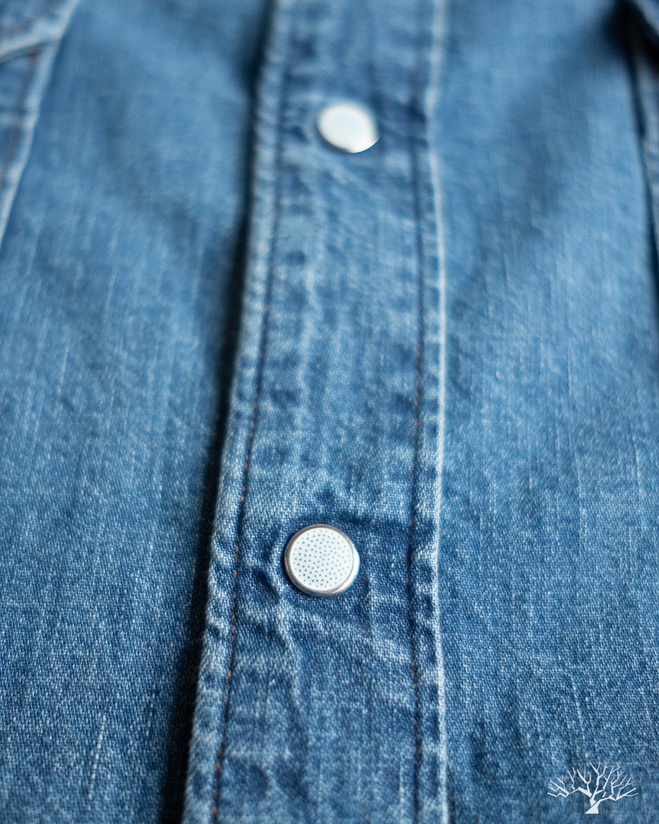 Denim Western Shirt - Denim Used