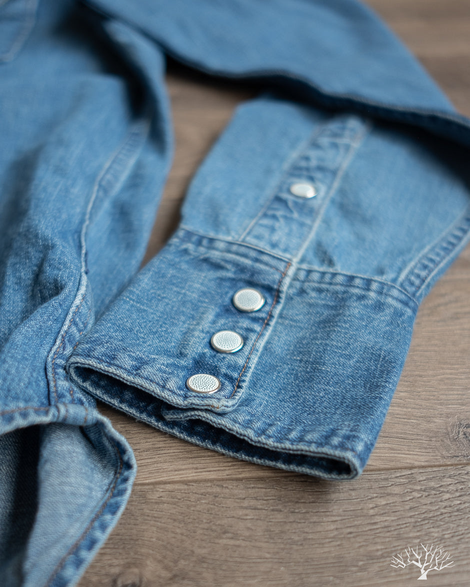 Denim Western Shirt - Denim Used