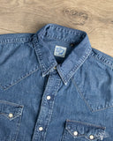 orSlow Denim Western Shirt - Vintage Indigo