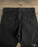 orSlow Double-Knee Canvas Work Trousers - Black