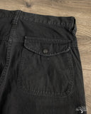 orSlow Double-Knee Canvas Work Trousers - Black