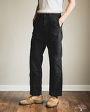 orSlow Double-Knee Canvas Work Trousers - Black