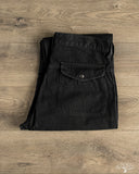 orSlow Double-Knee Canvas Work Trousers - Black
