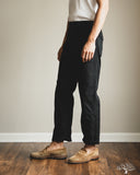 orSlow Double-Knee Canvas Work Trousers - Black