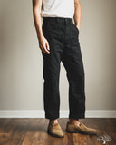 orSlow Double-Knee Canvas Work Trousers - Black