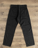 orSlow Double-Knee Canvas Work Trousers - Black