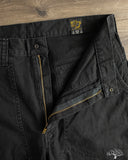 orSlow Double-Knee Canvas Work Trousers - Black