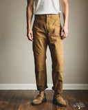 orSlow Double-Knee Canvas Work Trousers - Brown