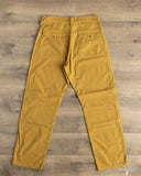 orSlow Double-Knee Canvas Work Trousers - Brown