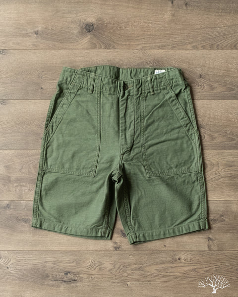 Subculture FATIGUE PANTS SHORTS サイズ2 orSlow - Fatigue Shorts - Green – Withered Fig