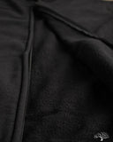 orSlow Front Zip Densely Knit Sweatshirt - Black