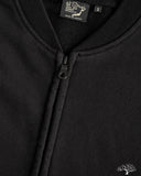 orSlow Front Zip Densely Knit Sweatshirt - Black