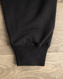 orSlow Front Zip Densely Knit Sweatshirt - Black