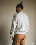 orSlow Front Zip Densely Knit Sweatshirt - Heather Grey
