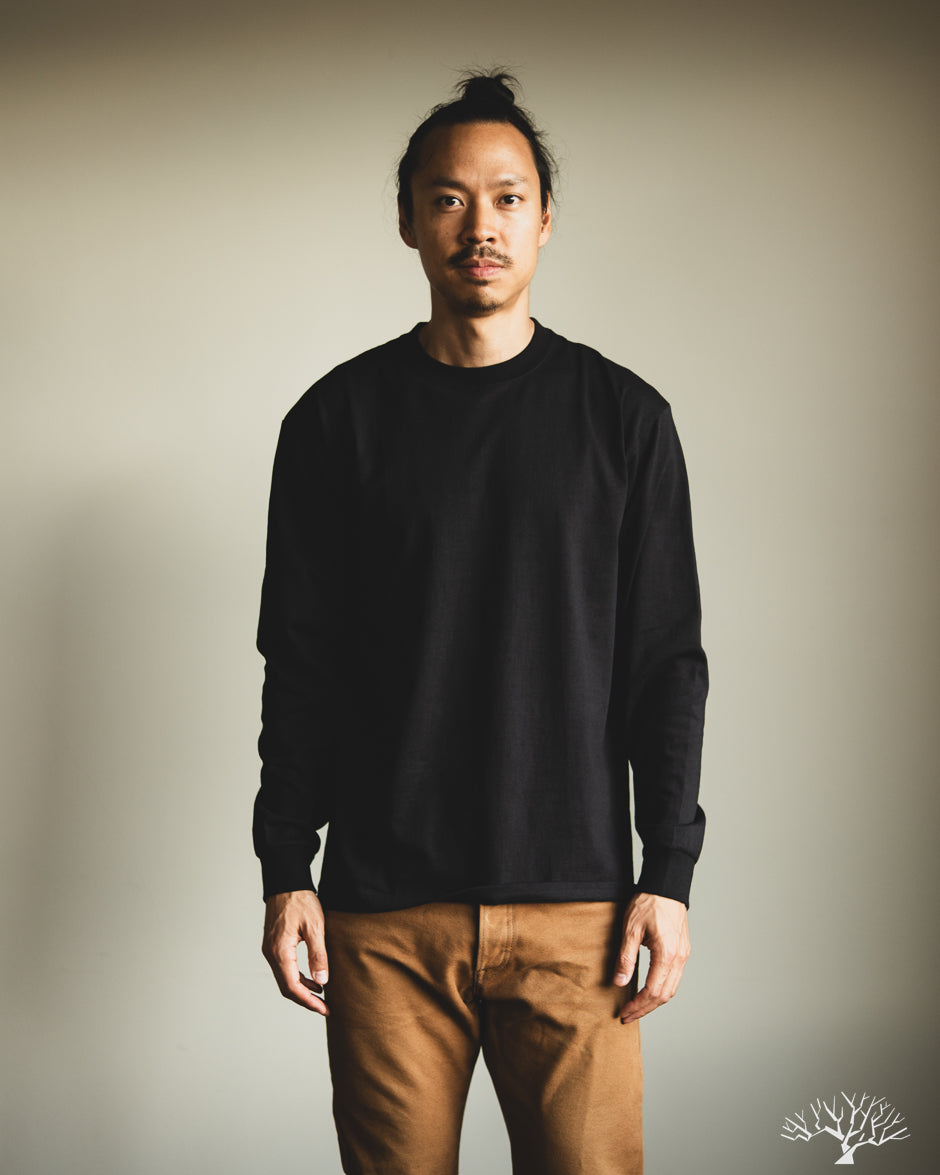 orSlow - Just Long T-Shirt - Black – Withered Fig