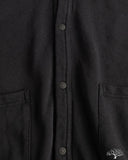 orSlow Lightweight French Terry Sweatshirt Cardigan - Navy