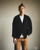 orSlow Lightweight French Terry Sweatshirt Cardigan - Navy