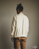 orSlow Lightweight French Terry Sweatshirt Cardigan - Pale Yellow