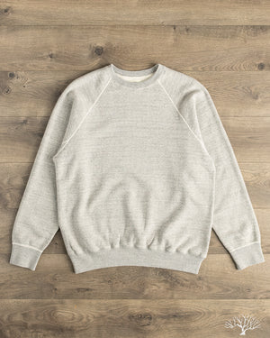 orSlow Loopwheel Crewneck Sweatshirt - Heather Grey