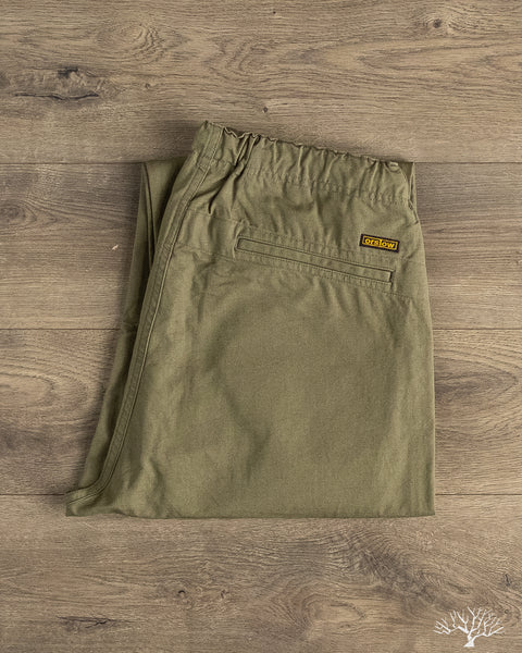 orSlow - New Yorker Pants - Army Green Ripstop – Withered Fig