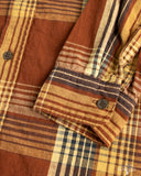 orSlow Original Check Work Shirt w/ Flap Pocket - Brown Check