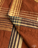 orSlow Original Check Work Shirt w/ Flap Pocket - Brown Check