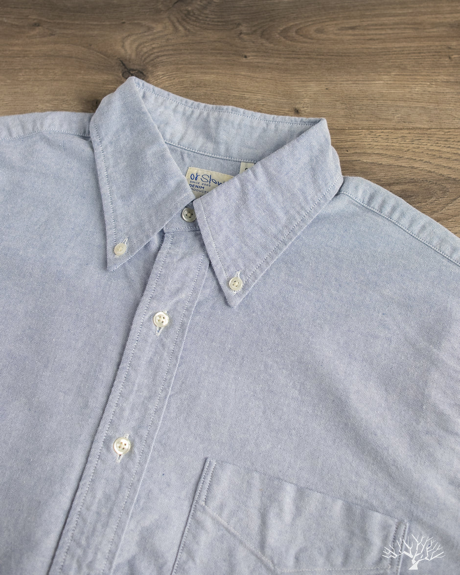 Orslow - Oxford Standard Button Down Shirt - Light Blue – Withered Fig
