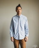 orSlow Oxford Standard Button Down Shirt - Light Blue