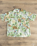 orSlow Peacock Garden Hawaiian Shirt - Green