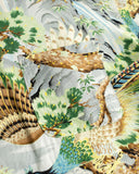 orSlow Peacock Garden Hawaiian Shirt - Green