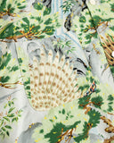 orSlow Peacock Garden Hawaiian Shirt - Green