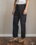 orSlow Regular Fit Brushed Serge Fatigue Pants - Black