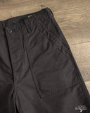 orSlow Regular Fit Brushed Serge Fatigue Pants - Black