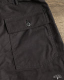 orSlow Regular Fit Brushed Serge Fatigue Pants - Black