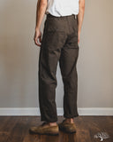 orSlow Regular Fit Brushed Serge Fatigue Pants - Coffee Brown