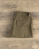 orSlow Regular Fit Brushed Serge Fatigue Pants - Coffee Brown